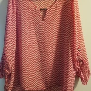 Roll tab long sleeved blouse
